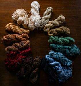 yarn reeling in circle
