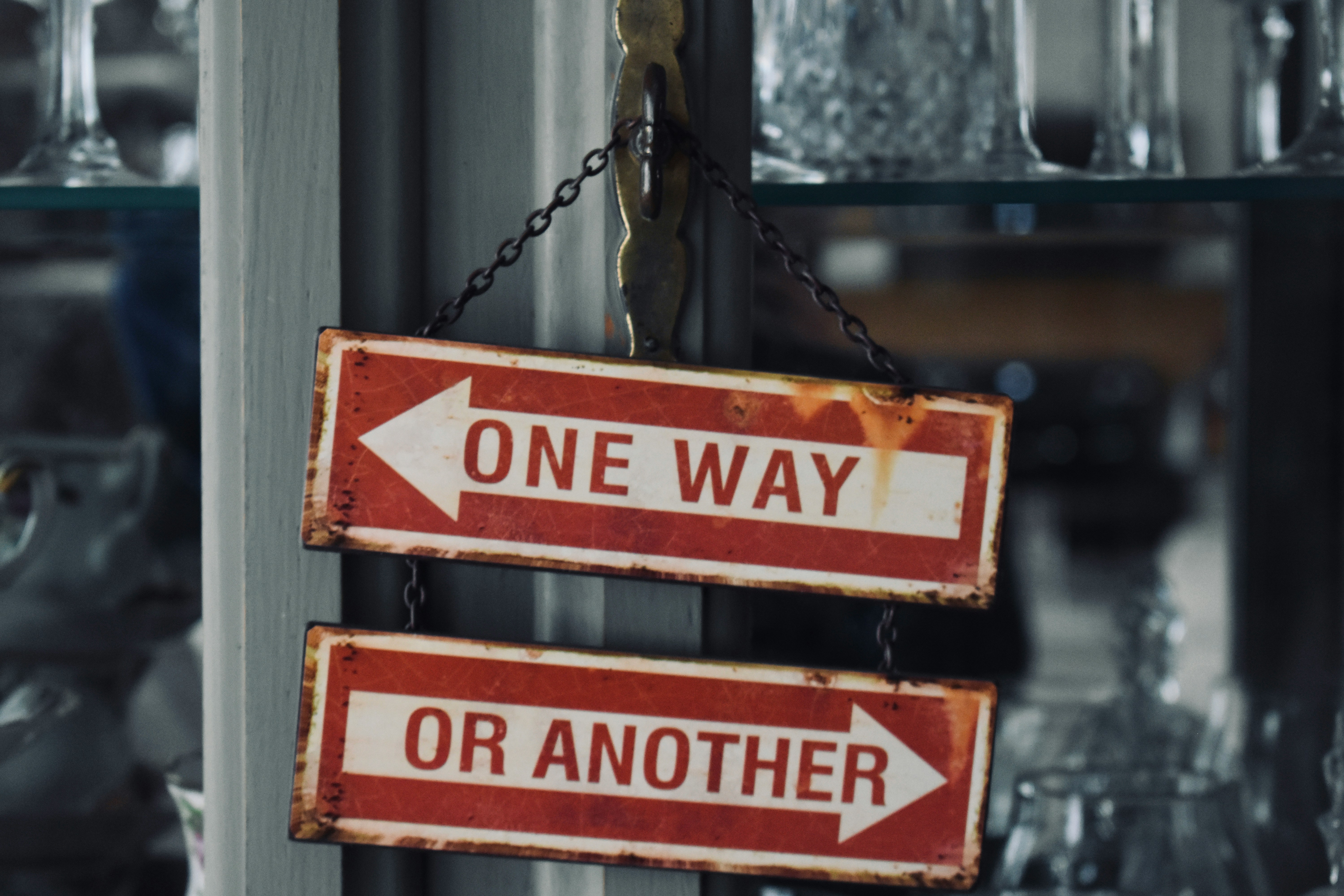 one-way-or-another-sign